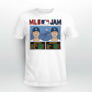 Shohei Ohtani Jam LA Dodgers baseball player shirt4566