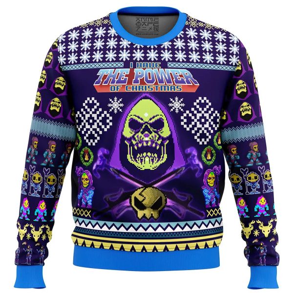 Skeleton I Have The Power Of Christmas Sweater