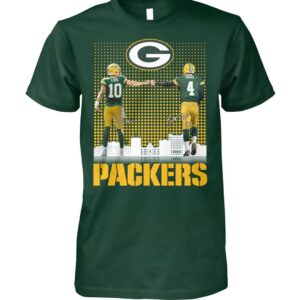 Skyline Jordan Love And Brett Favre Packers Signatures Shirt