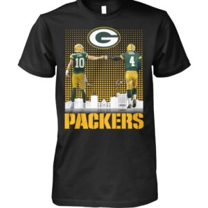 Skyline Jordan Love And Brett Favre Packers Signatures Shirt