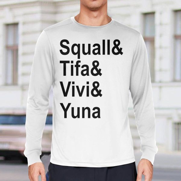 Squall Tifa Vivi Yuna Shirt