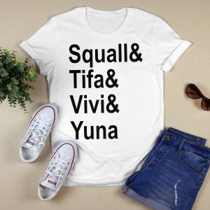 Squall Tifa Vivi Yuna Shirt