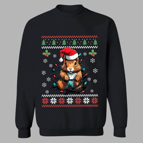 Squirrel Ugly Christmas Sweatshirt