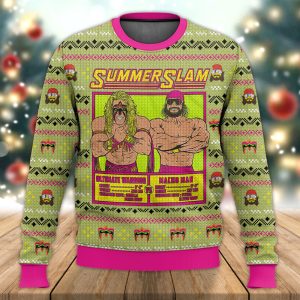 SummerSlam Macho Man Vs Ultimate Warrior Ugly Sweater