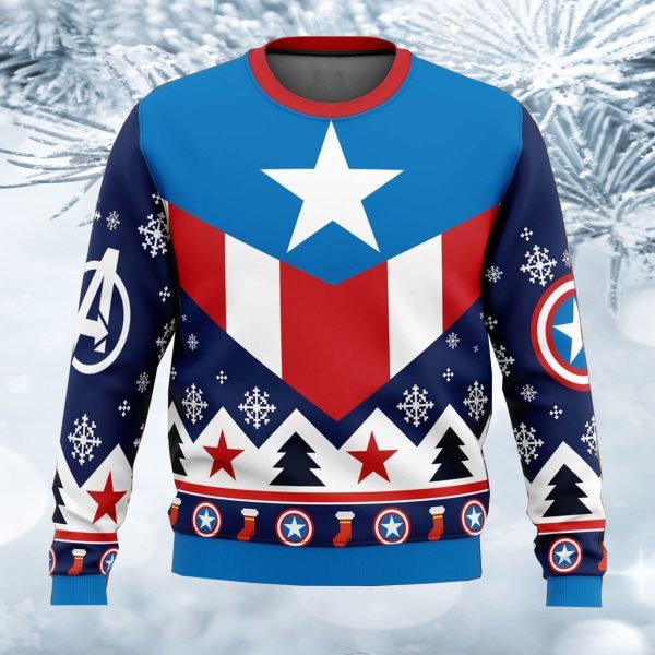 Superhero Ugly Christmas Sweater