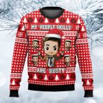 Supernatural My People Skills Are Rusty Ugly Sweater