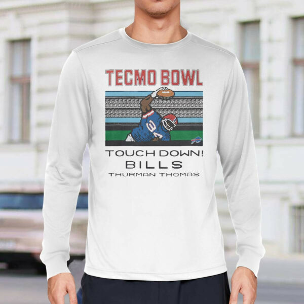 Tecmo Bowl Touch Down Bills Thurman Thomas Shirt