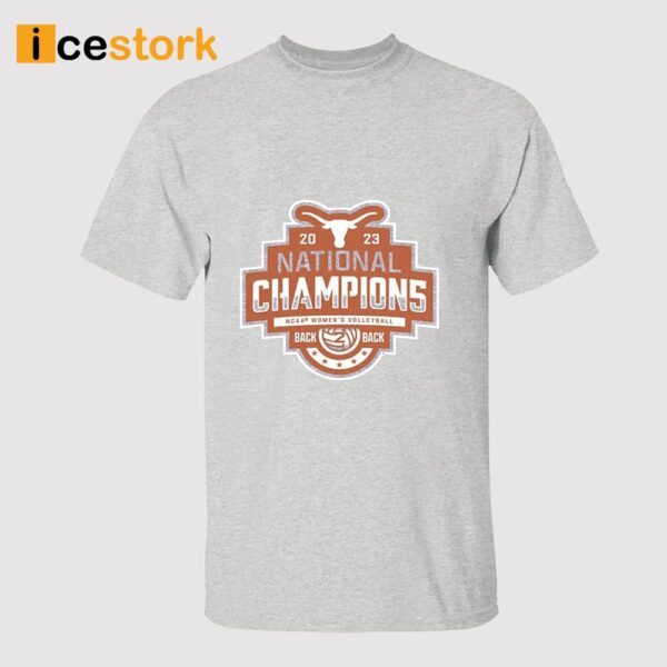 Texas Volleyball 2023 National Champs Logo Shirt