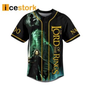 The Lord Of The Rings Not all Those Who Wander Are Lost Custom Name Baseball Jersey 2