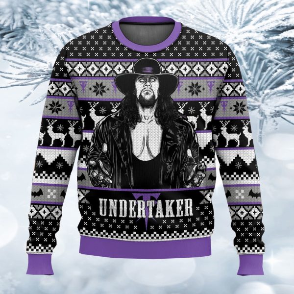 The Undertaker Mark Calaway Ugly Christmas Sweater