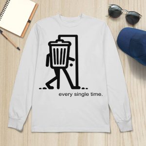 Trash Can Walking Every Single Time Shirt