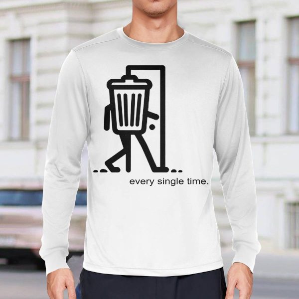 Trash Can Walking Every Single Time Shirt
