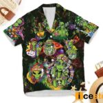 Trippy UFO Alien Hawaiian Shirt