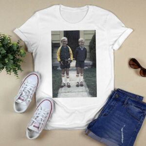 Two childs school daze photo shirt