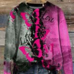 Valentine’s Day Art Print Casual Sweatshirt