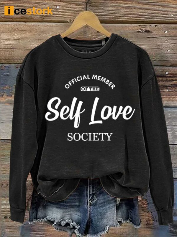 Valentine’s Day Gift Self Love Art Design Print Casual Sweatshirt