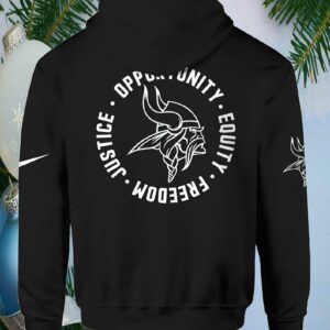 Viking Justice Opportunity Equity Freedom Hoodie