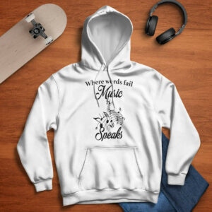 Where Words Fail Music Speaks Shirt