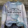 Women’s A Woman Who Walks With God Will Always Reach Her Destinations Sweatshirt