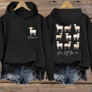 Women's Lost Sheep Printed Hoodie