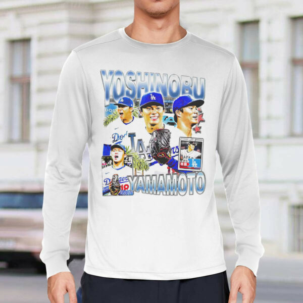 Yoshinobu Yamamoto LA Dodgers Baseball Graphic Shirt