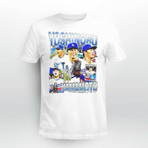 Yoshinobu Yamamoto Los Angeles Dodgers baseball graphic shirt