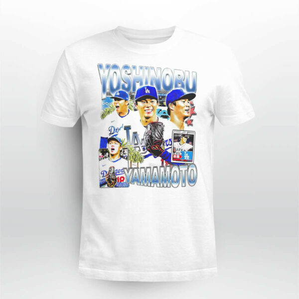 Yoshinobu Yamamoto LA Dodgers Baseball Graphic Shirt