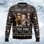 Your Life is Fair Game Ugly Christmas Sweater