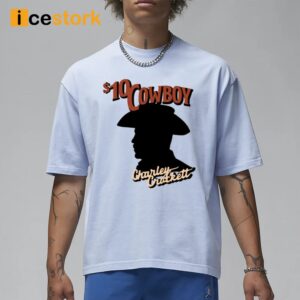 $10 Cowboy Charley Crockett Silhouette Shirt