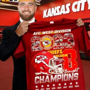 2023 AFC West Division Champions Chiefs 8 Straight Shirt