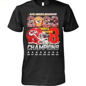 2023 AFC West Division Champions Chiefs 8 Straight Shirt