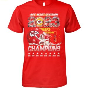 2023 AFC West Division Champions Chiefs 8 Straight Shirt