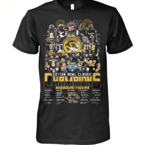 2023 Cotton Bowl Classic Champions Missouri Tigers Signature Shirt