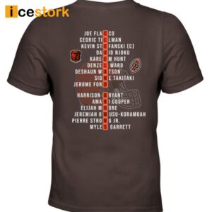 2023 Playoffs Clinched Here We Go Brownies T Shirt