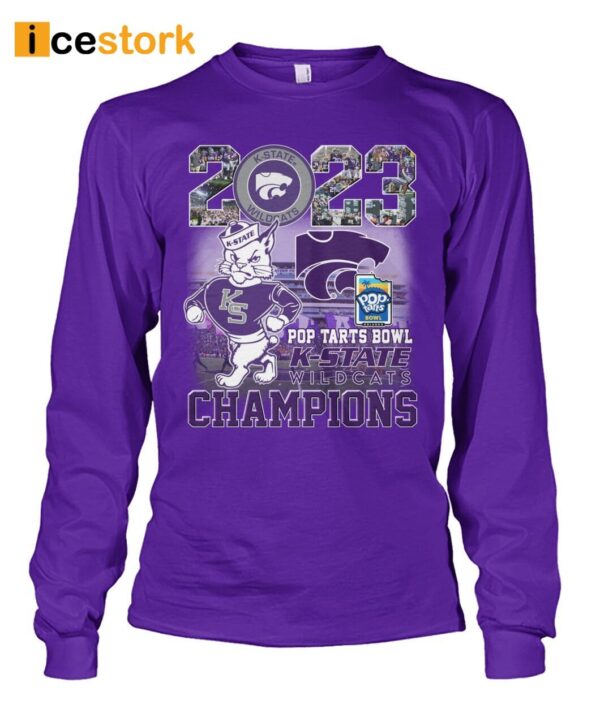 2023 Pop Tarts Bowl K-State Wildcats Champions Shirt
