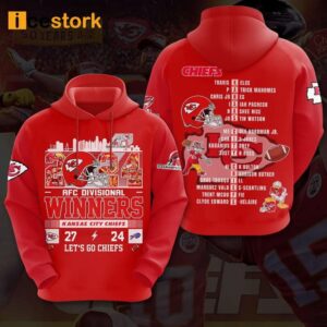 2024 AFC Divisional Winners Chiefs 27 24 Bills Shirt