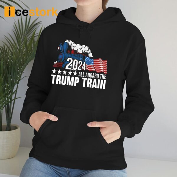 2024 All Aboard The Trump Train Shirt