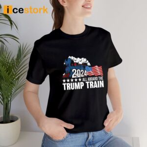 2024 All Aboard The Trump Train Shirt