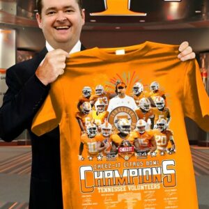 2024 Cheez it Citrus Bowl Champions Tennessee Signature Shirt