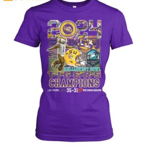 2024 Reliaquest Bowl Champions Tigers 35 31 Wisconsin Shirt