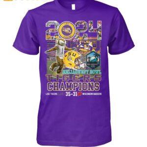 2024 Reliaquest Bowl Champions Tigers 35 31 Wisconsin Shirt