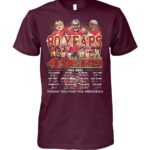 49ers 80th Anniversary 1944-2024 Thank You For The Memories Shirt