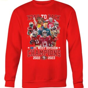 49ers Back To Back NFC West Division Champions 2022 2023 Shirt