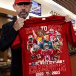 49ers Back To Back NFC West Division Champions 2022-2023 Shirt