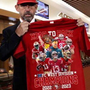 49ers Back To Back NFC West Division Champions 2022 2023 Shirt
