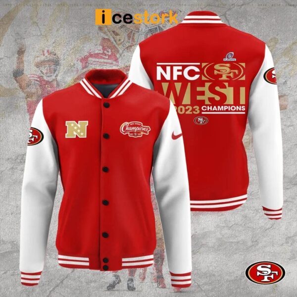 49ers NFC West Champions Baseball Jacket