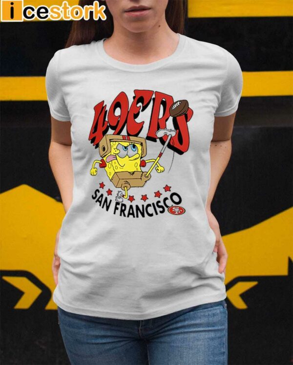 49ers Super Bowl LVIII X Spongebob Squarepants Shirt