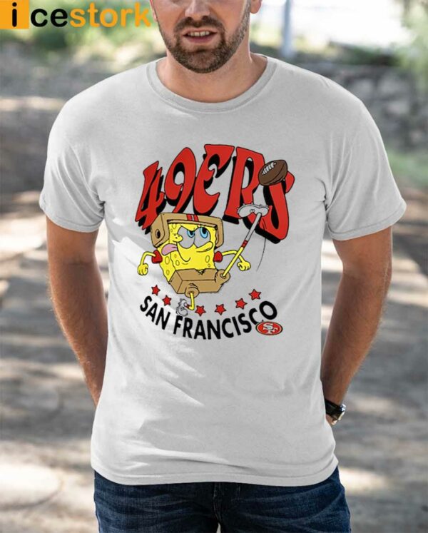 49ers Super Bowl LVIII X Spongebob Squarepants Shirt