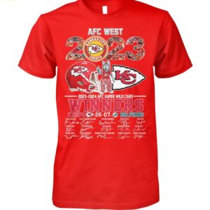 AFC Super Wild Card Winners Chiefs 26 7 Dolphins Shirt 3