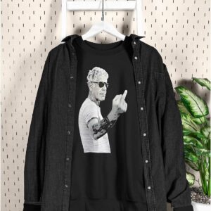 Anthony Bourdain Middle Finger Shirt